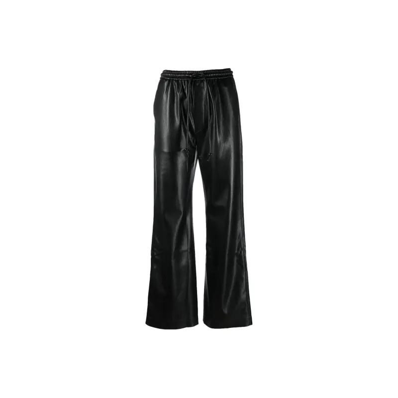 NANUSHKA Faux-leather High-waist Trousers-0