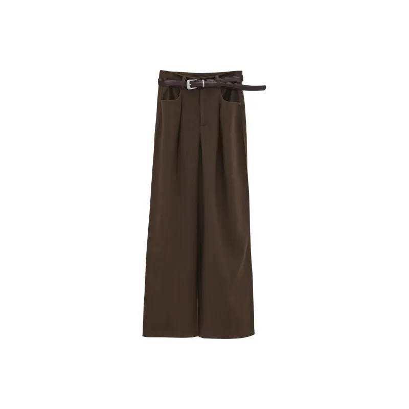 Fstudio Korean Style Travel Straight Fit Casual Pants For Versatile Business And Casual Wear Women's-3