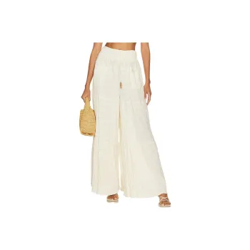 FREE PEOPLE SS24 Casual Pants Women's Ecru