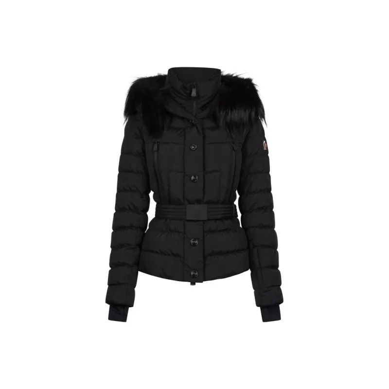 Moncler Grenoble Cropped Coats Women's Black-0