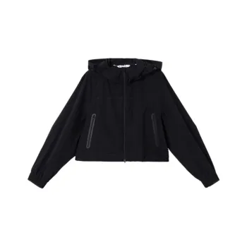 Broadcast Dafu Feiyue Capsule Series Cropped Coats Women's Black