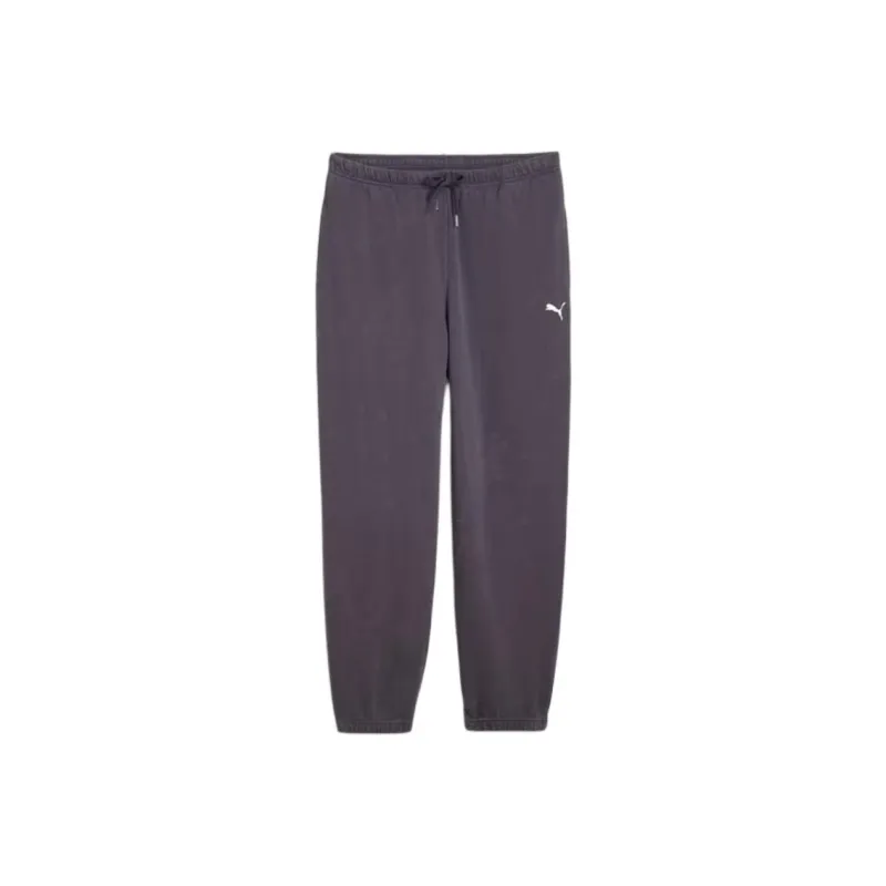 PUMA DARE TORELAXED FW24 Washed Casual Pants Women's Gray-0