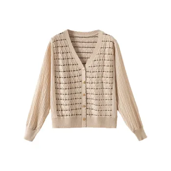 Korean Style Knitwear Women's Apricot
