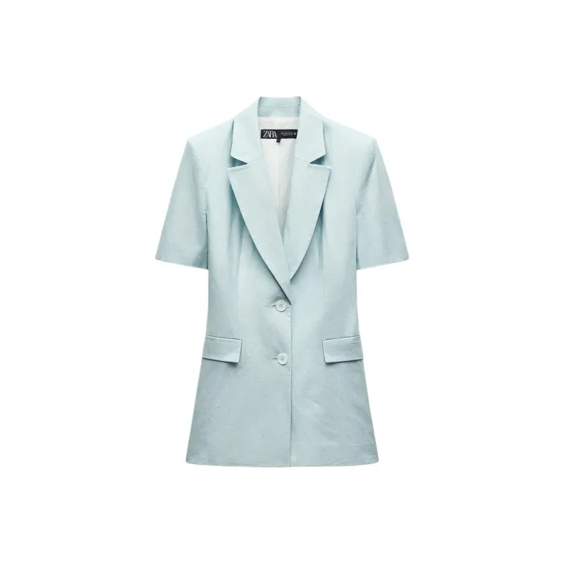 ZARA Business Suit Women's Light Blue-0