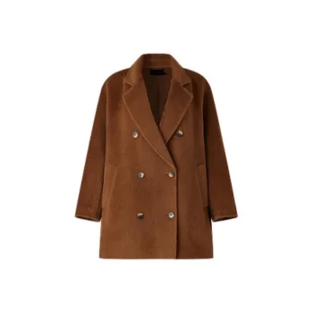 DESIGNICE Coats Women's Caramel