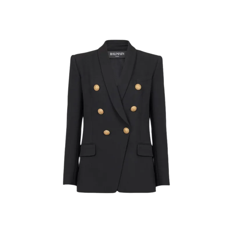 BALMAIN Double breasted Wool Blazer-0