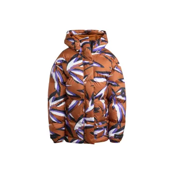 adidas By Stella McCartney TrueNature Floral print Padded Jacket