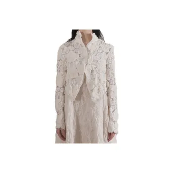 MARC LE BIHAN Cropped Coats Women's White