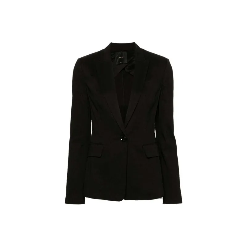 PINKO SS24 Business Suit Coat Women's Black-0