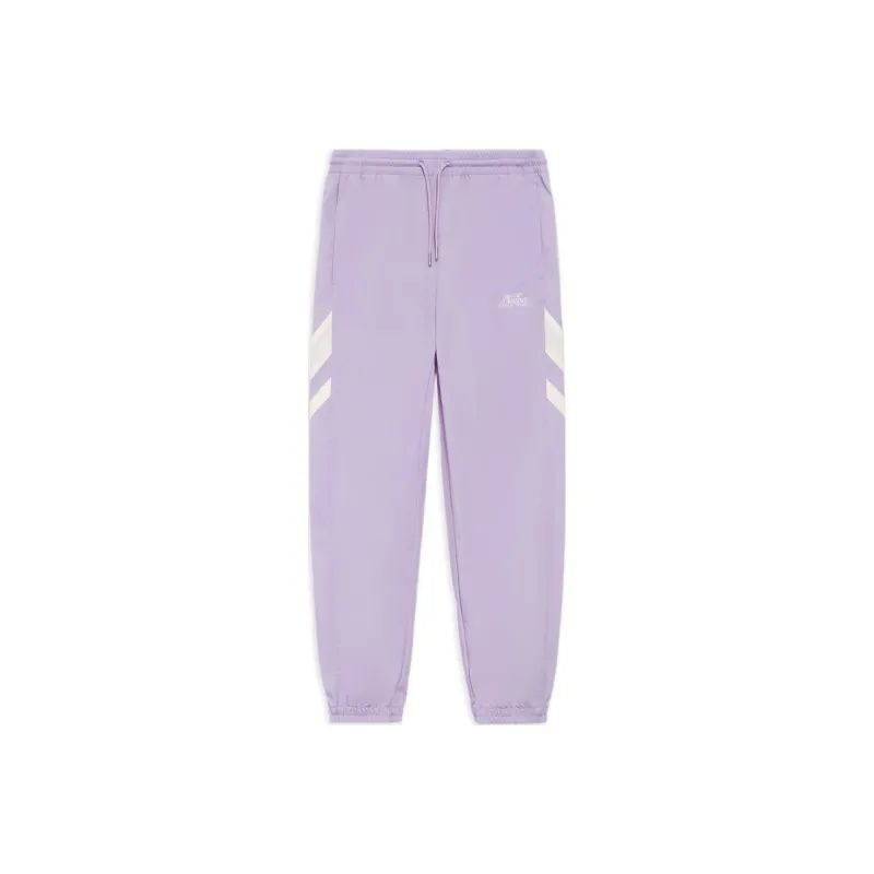 LINING Sports Life Collection Knitted Sweatpants Women's Lavender-0