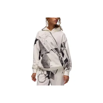 JORDAN Brooklyn Fleece Women's Printed Pullover Hoodie
