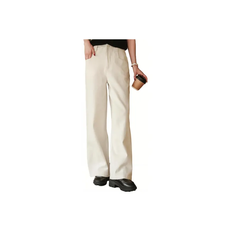Mt Casual Pants Women's Raw White-0