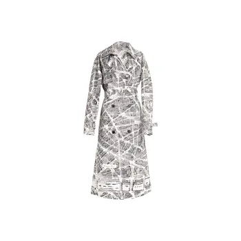 DIOR SS23 Trench Coat Women's Multicolor