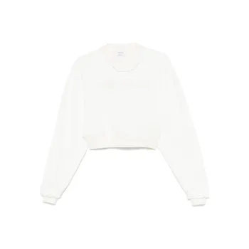 Alexander McQueen Logo Detailed Cropped Sweatshirt