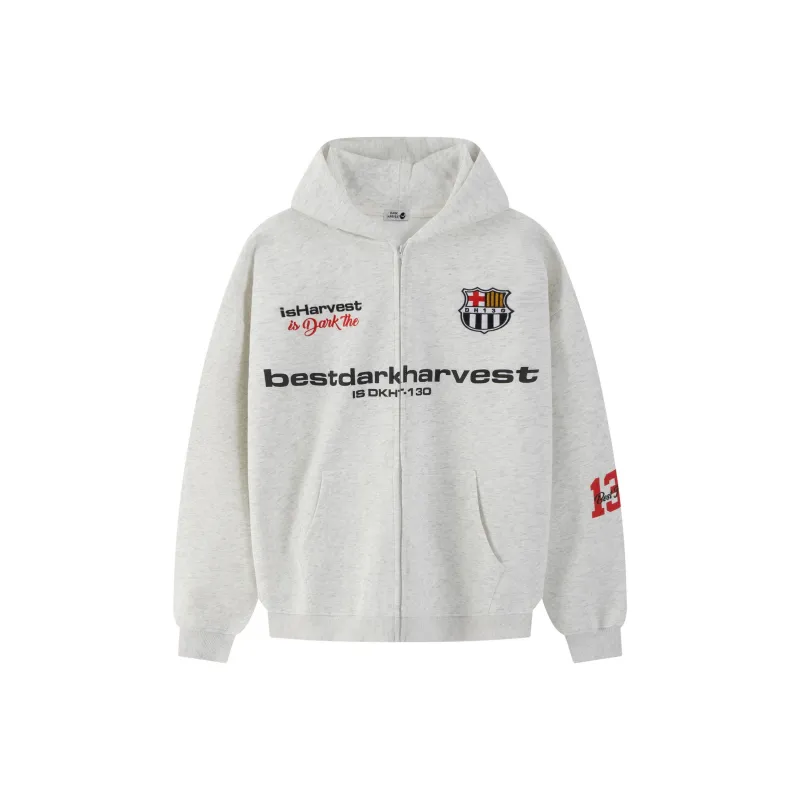 YINLEI Sweatshirts Unisex Gray-0