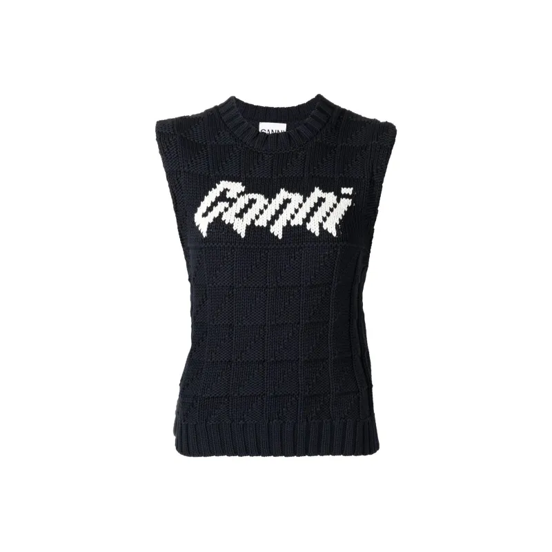 GANNI Rope Vest 'Sky Captain'-0
