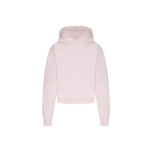SKIMS COTTON FLEECE CLASSIC HOODIE Sweatshirt Women's BARELY PINK/Light Pink