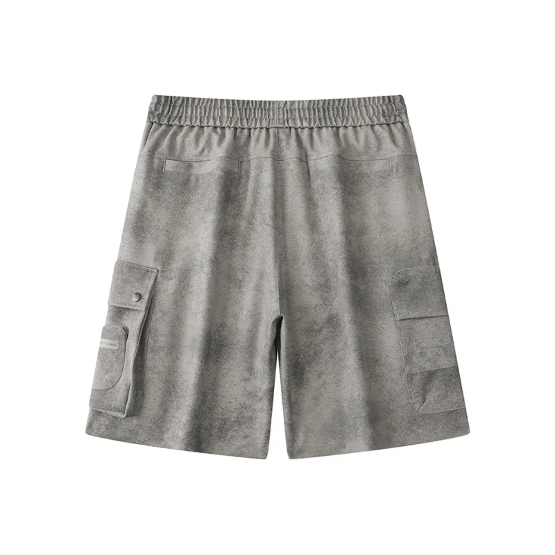 JIANWANG Casual Shorts Unisex Gray-1