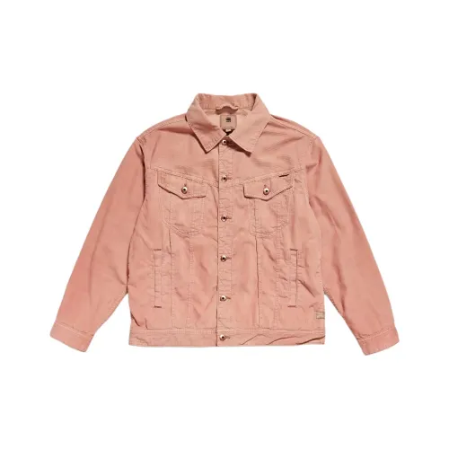 G-STAR RAW Denim Jacket Women's Light And Dark Rose Pink