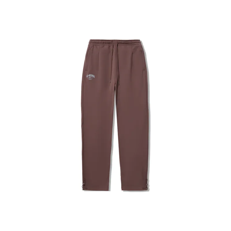 LiNing Casual Pants Women's Muddy Gray Brown-0