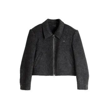 ELLE 2024 Fall And Winter Coats Women's Dark Gray