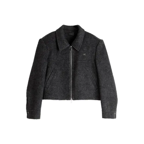ELLE 2024 Fall And Winter Coats Women's Dark Gray