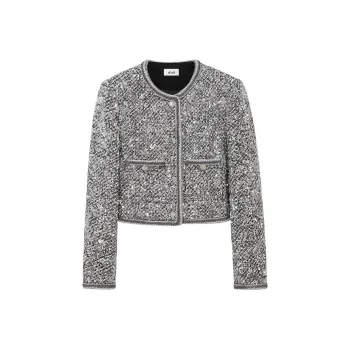 D'zzit Cropped Coat Women's Light Gray
