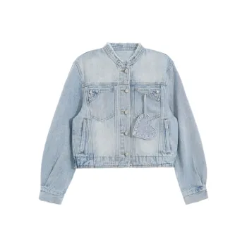 PP Denim Jackets Women's Blue