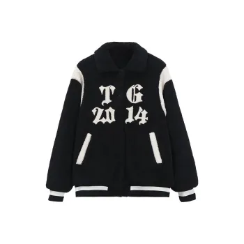 ZUOBEIKA Baseball Jacket Women's Black