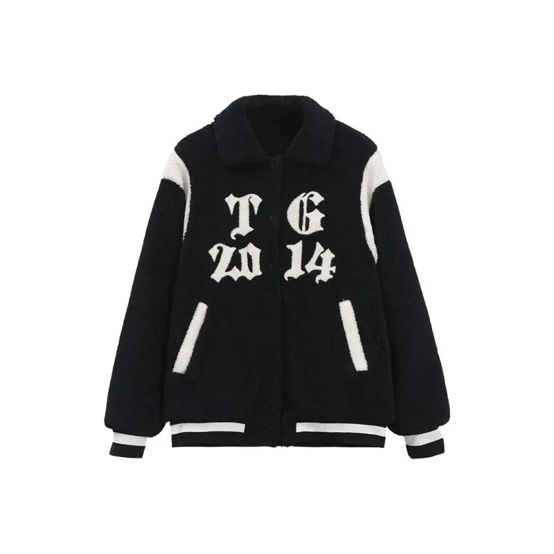 ZUOBEIKA Baseball Jacket Women's Black-0