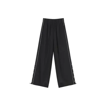 Qee X SEENFAAN Casual Pants Women's Black