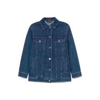 GUCCI Logo Printed Denim Jacket