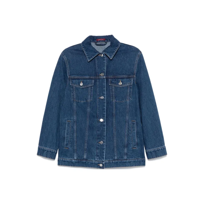 GUCCI Logo Printed Denim Jacket-0