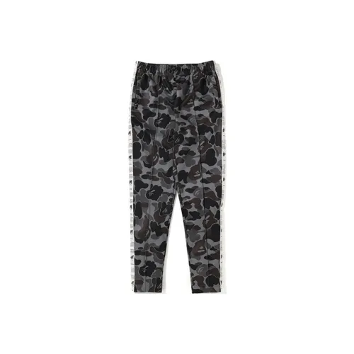 A BATHING APE Head Series Casual Pants Women's Black