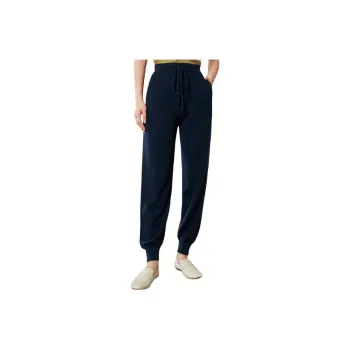 MIHUANG Casual Pants Women's Navy Blue