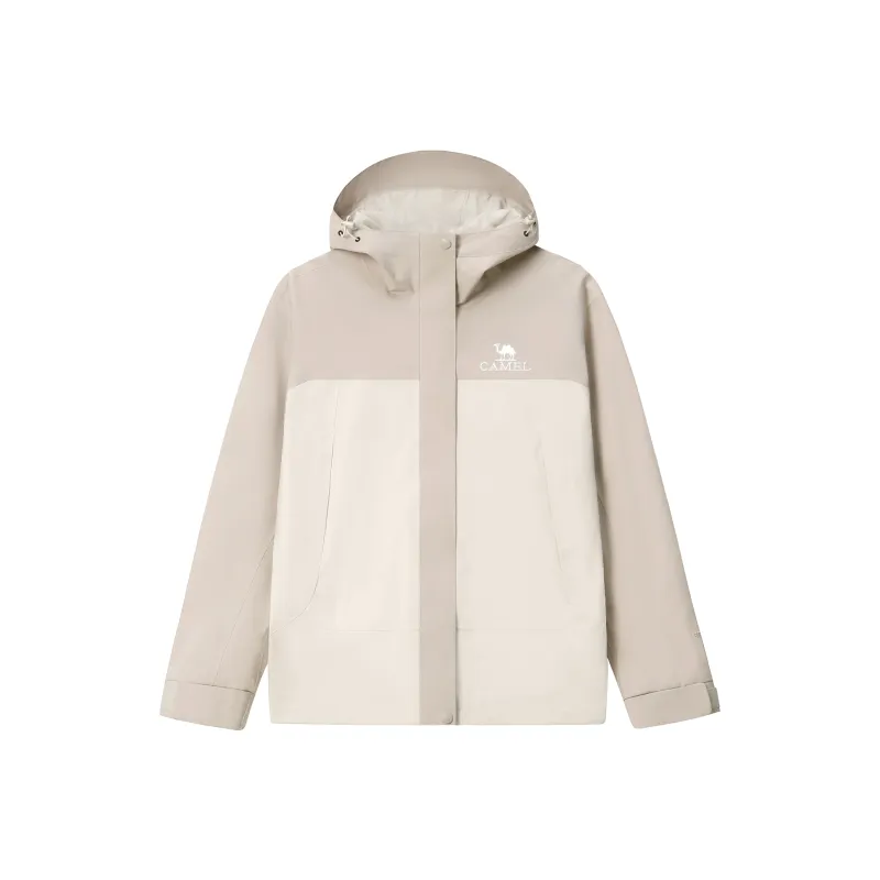 CAMEL All weather Water Resistant Windproof Breathable Warm Windbreaker Jacket Women's-3