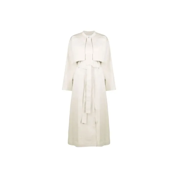 AMBUSH Trench Coats Women's Ecru-0