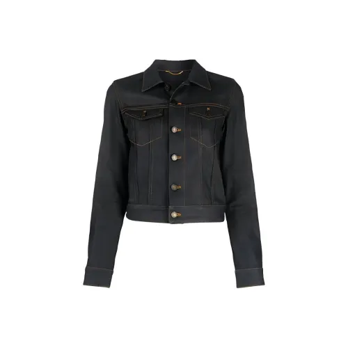 SAINT LAURENT FW21 Jackets & Coats Women's Blue