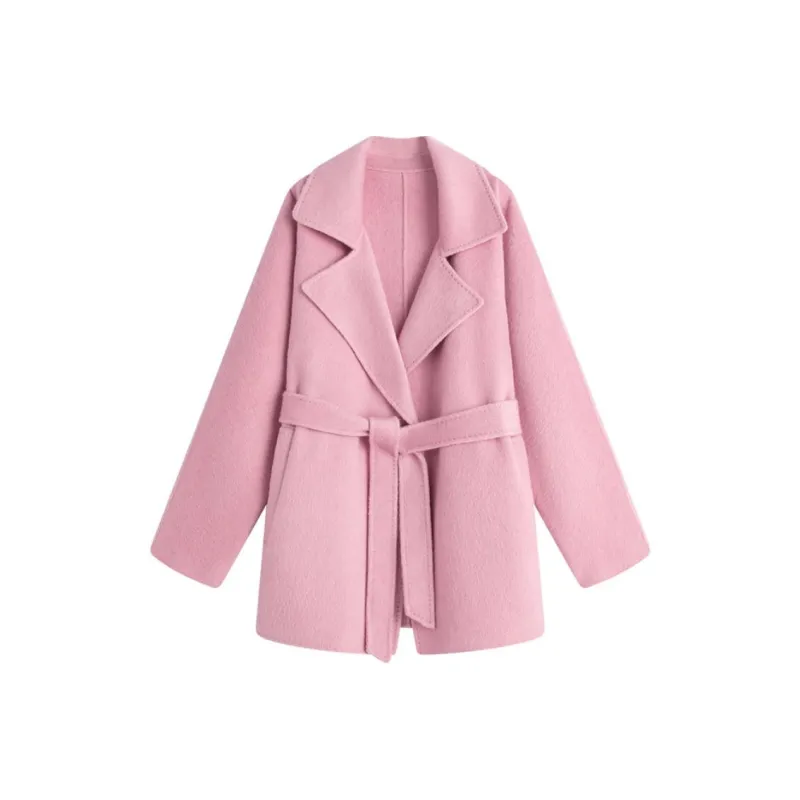 MOSIIMORII Coats Women's Peach Pink-0