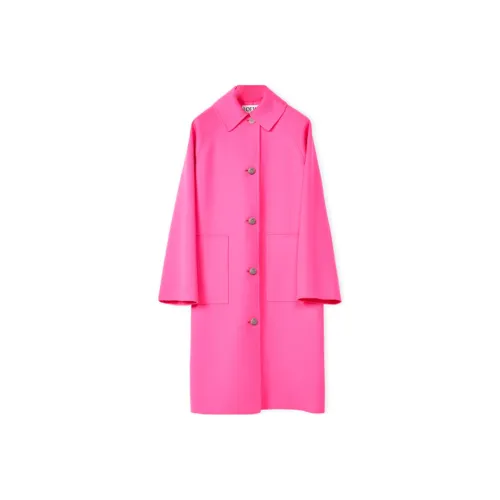 LOEWE Velvet Jackets Women's Neon Pink