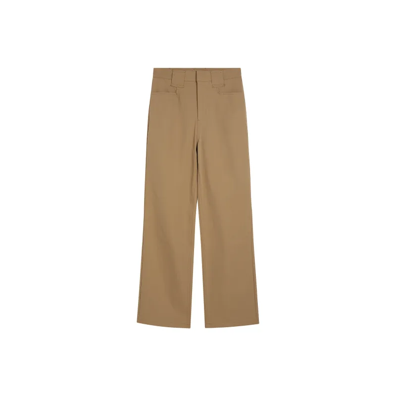 AMAZING SONG Casual Pants Women's Khaki Brown-0