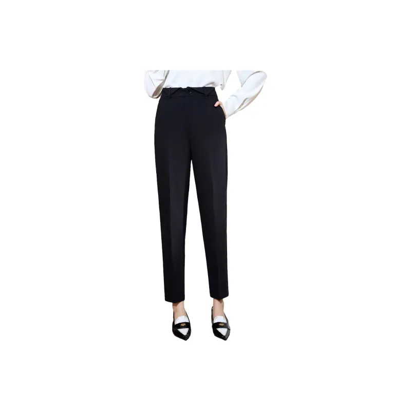 SMEN Casual Pants Women's Black-0
