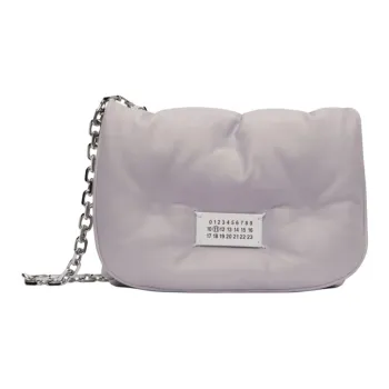 Maison Margiela Glam Slam Leather Shoulder Bag Mini Women's Light Purple