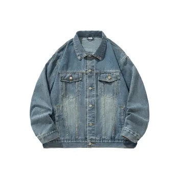 LESS BEARS Denim Jackets Unisex