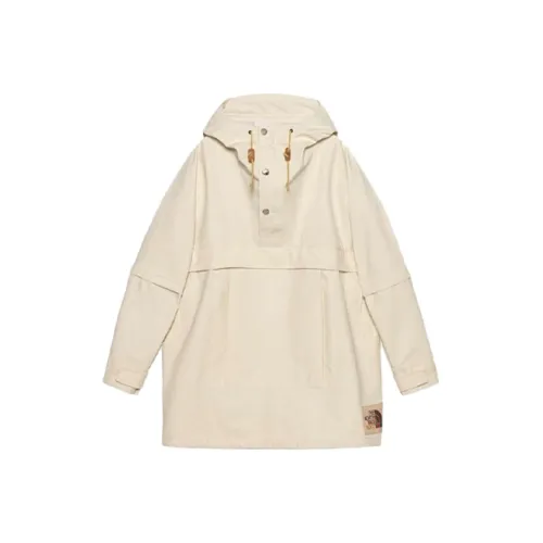 GUCCI Trench Coat Women's White