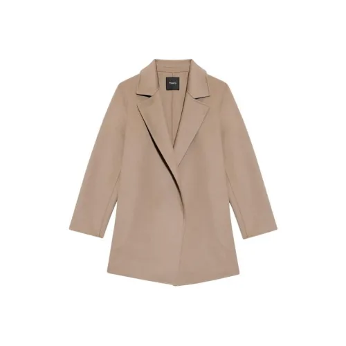 THEORY Double Breasted Clairene Green nero