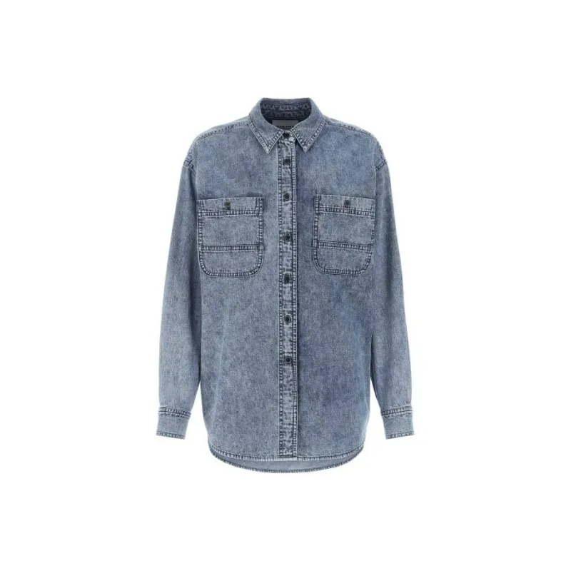 ISABEL MARANT ETOILE Denim Jackets Women's Blue-0