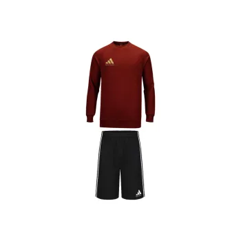 Adidas Casual Sportswear Men's Set Red Gold+Black