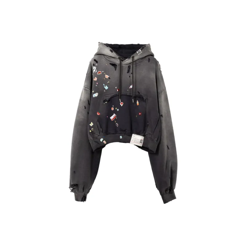 Maison Mihara Yasuhiro Sticker Hoodie-0