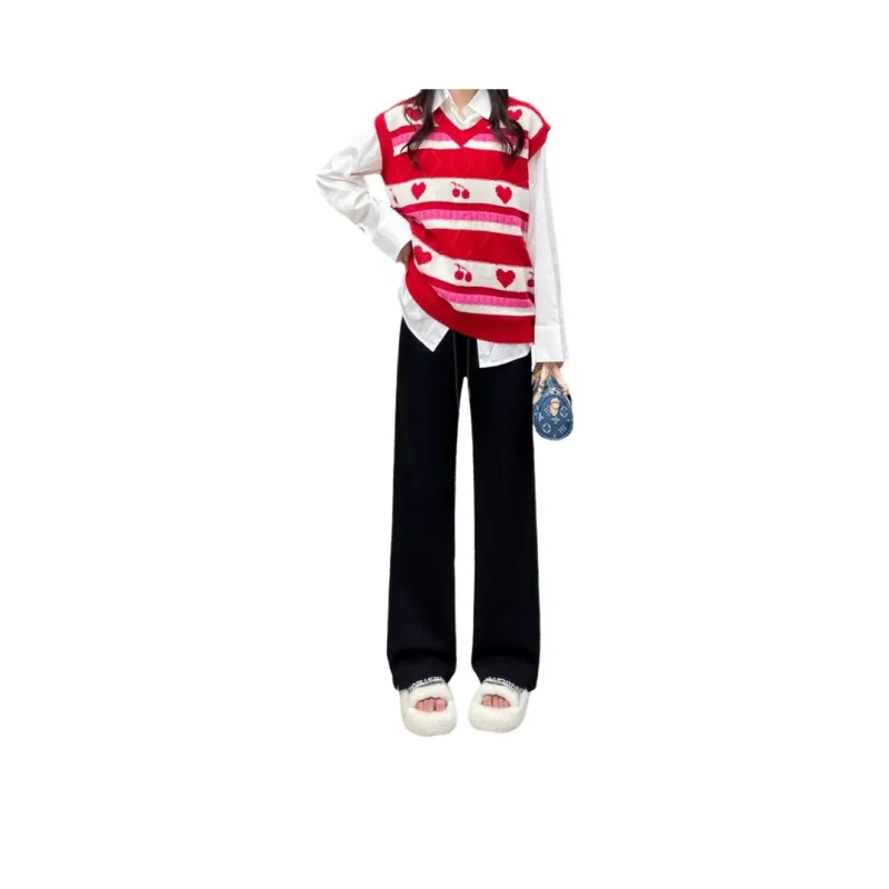 Oudifu Casual Pants Women's-11